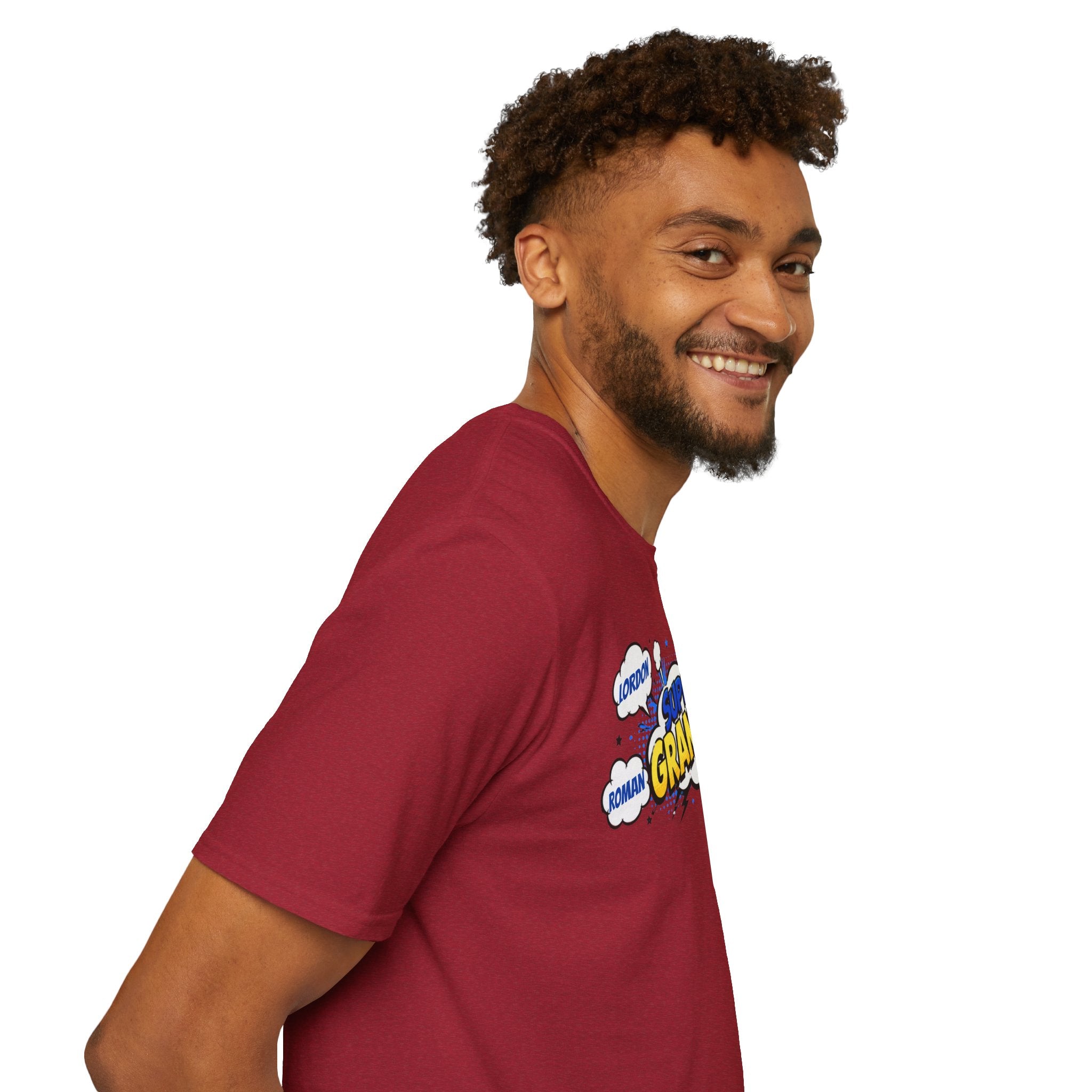 Super Grandad Comic-Style T-Shirt