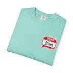 Hello Mum Speech Bubble T-Shirt — Cute Retro Mom Graphic Tee