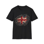 Union Jack Ripped Distressed T-Shirt