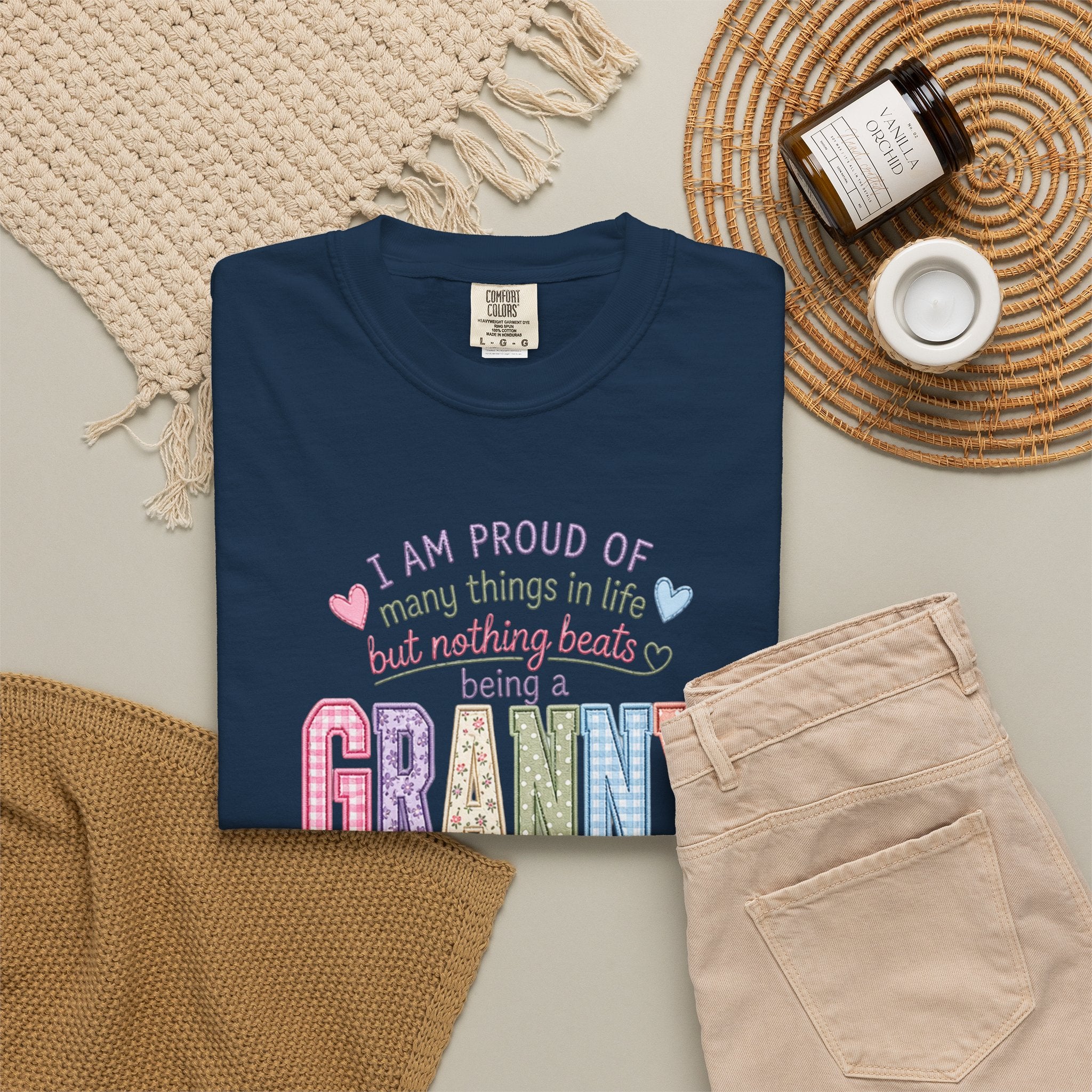 Granny Proud Tee — "I Am Proud of Many Things in Life But Nothing Beats Being a Granny"