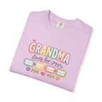 Grandma Loves Her Crew T-Shirt – Cute Pastel Grandma Family Tee