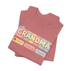 Grandma Floral Retro Tee — "Grandma" Names Design (Aileen • Wendy • Peyton)