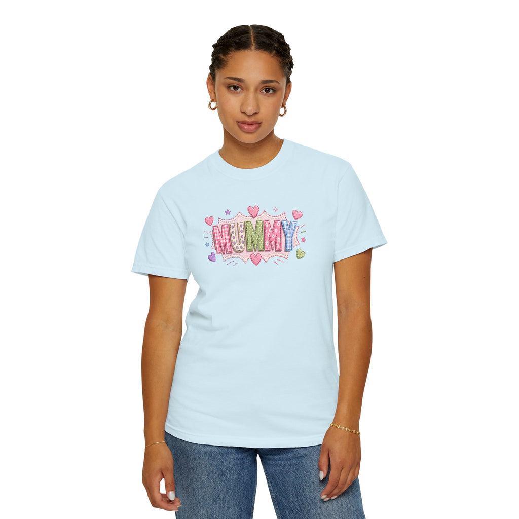 Mummy Heart Graphic T-Shirt — Cute Pastel ‘MUMMY’ Design, Mother’s Day Gift