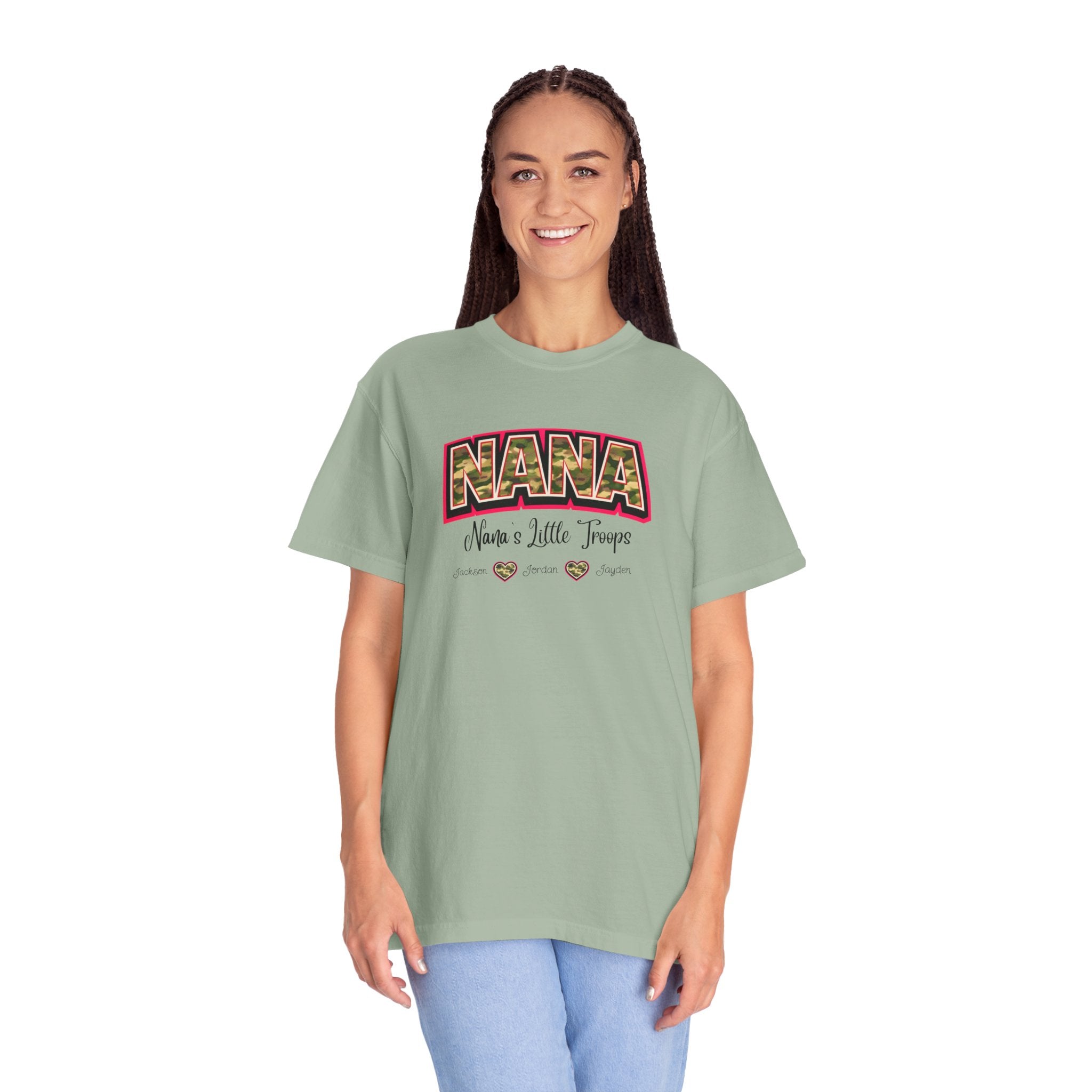 NANA Leopard Print Tee - "Nana's a Little Tramp" Graphic T-Shirt for Grandmothers
