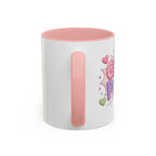 "Granny Power" Pink Accent Coffee Mug