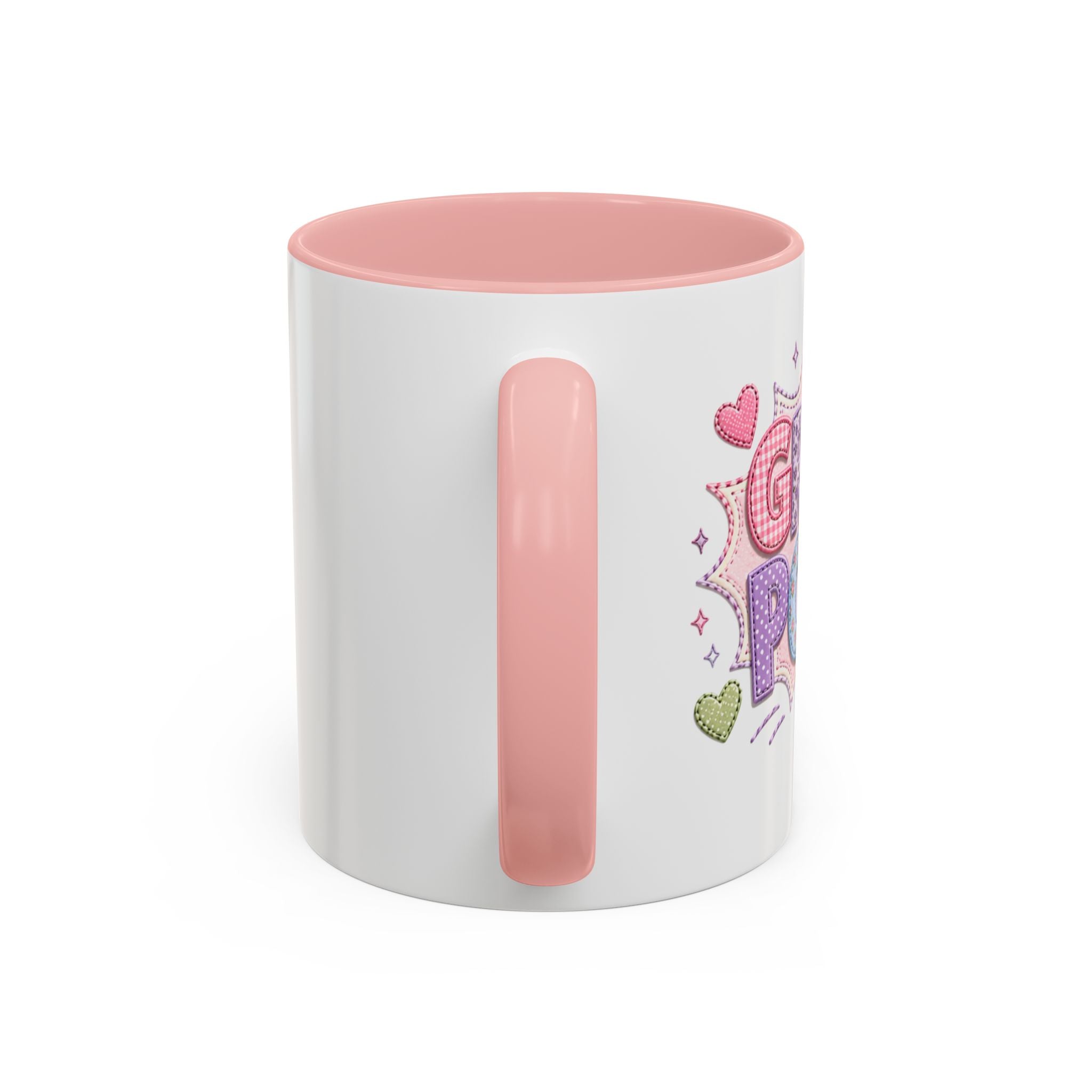 "Granny Power" Pink Accent Coffee Mug