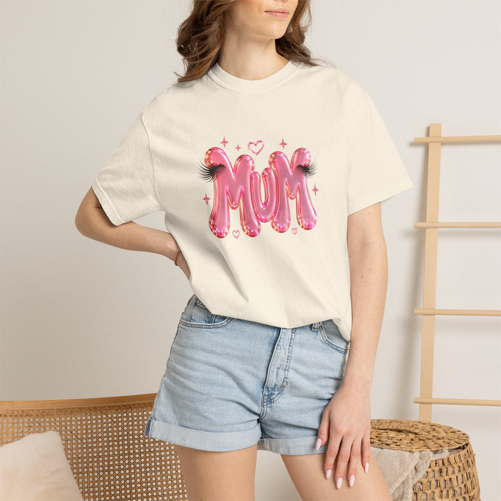 MUM Pink Balloon Eyelashes T-Shirt