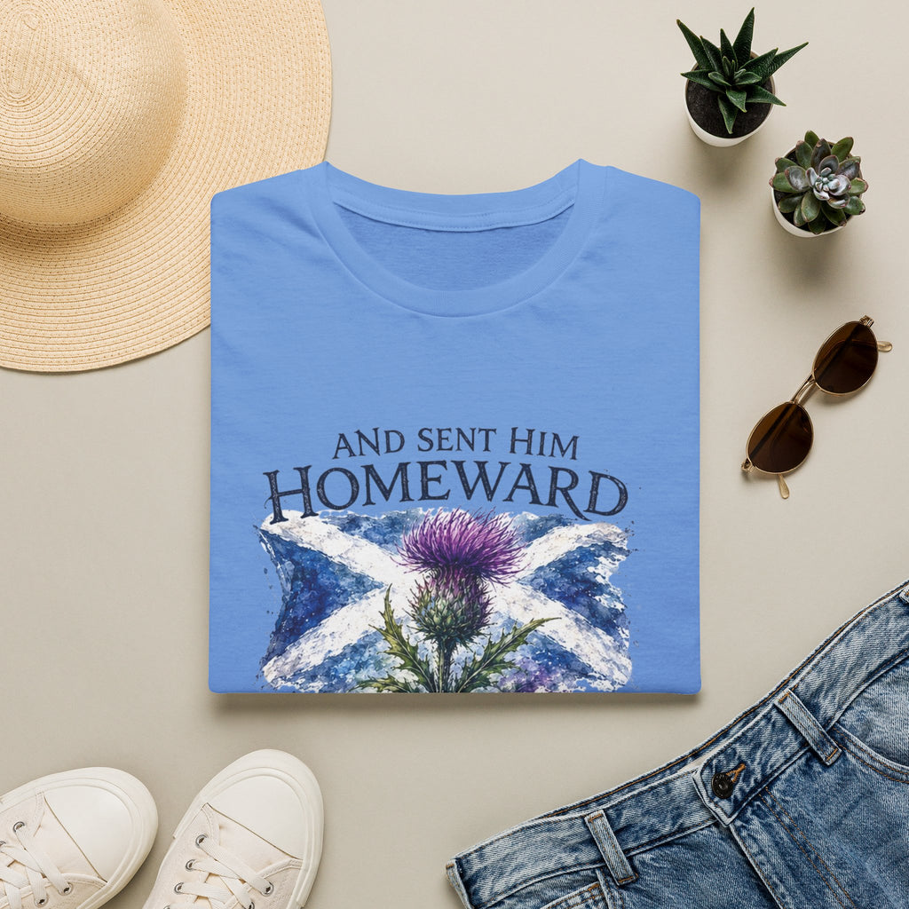 And Sent Him Homeward Scotland Flag Tee