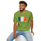Made in Ireland T-Shirt — Watercolor Irish Flag Tee
