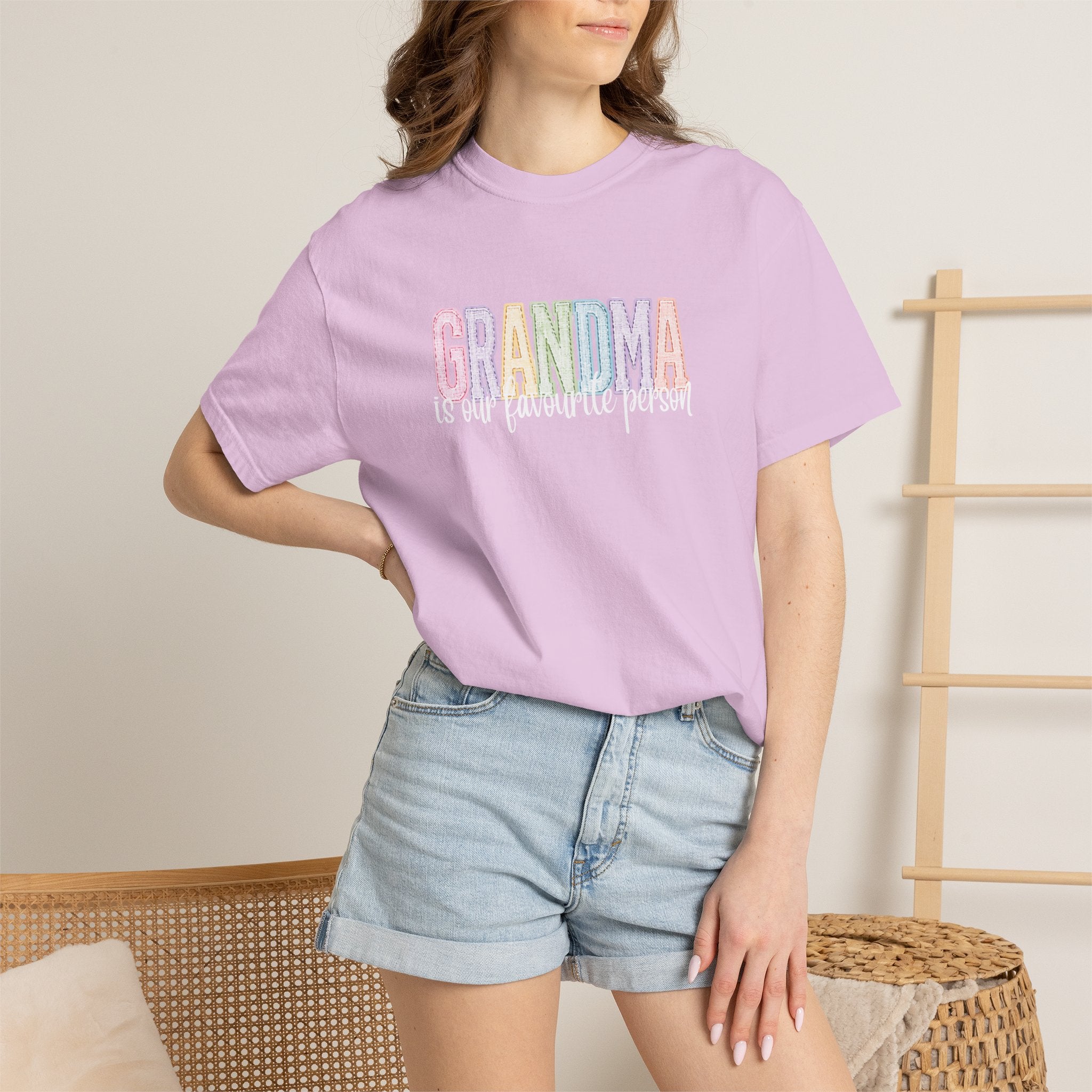 Grandma Pastel Rainbow T-Shirt — Cute Grandma Gift, Mother's Day Tee