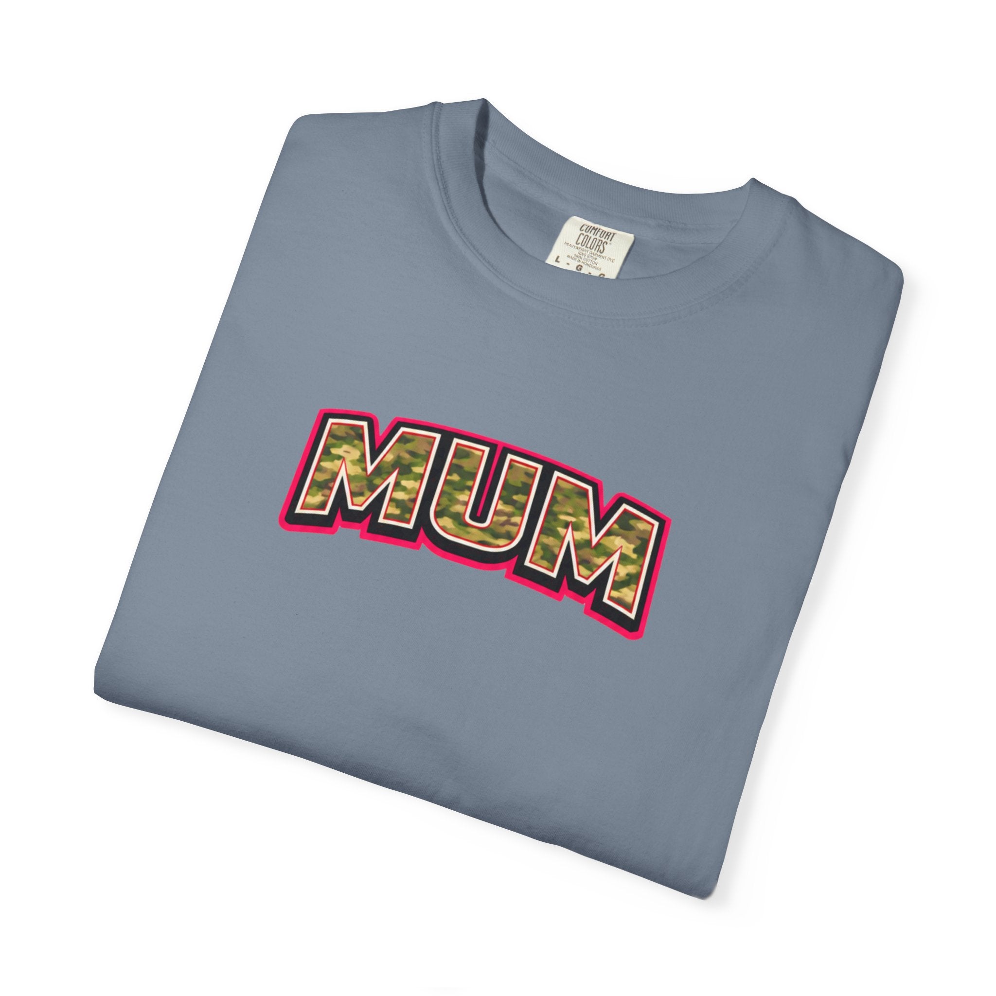 Mum Camo Print Logo T-Shirt