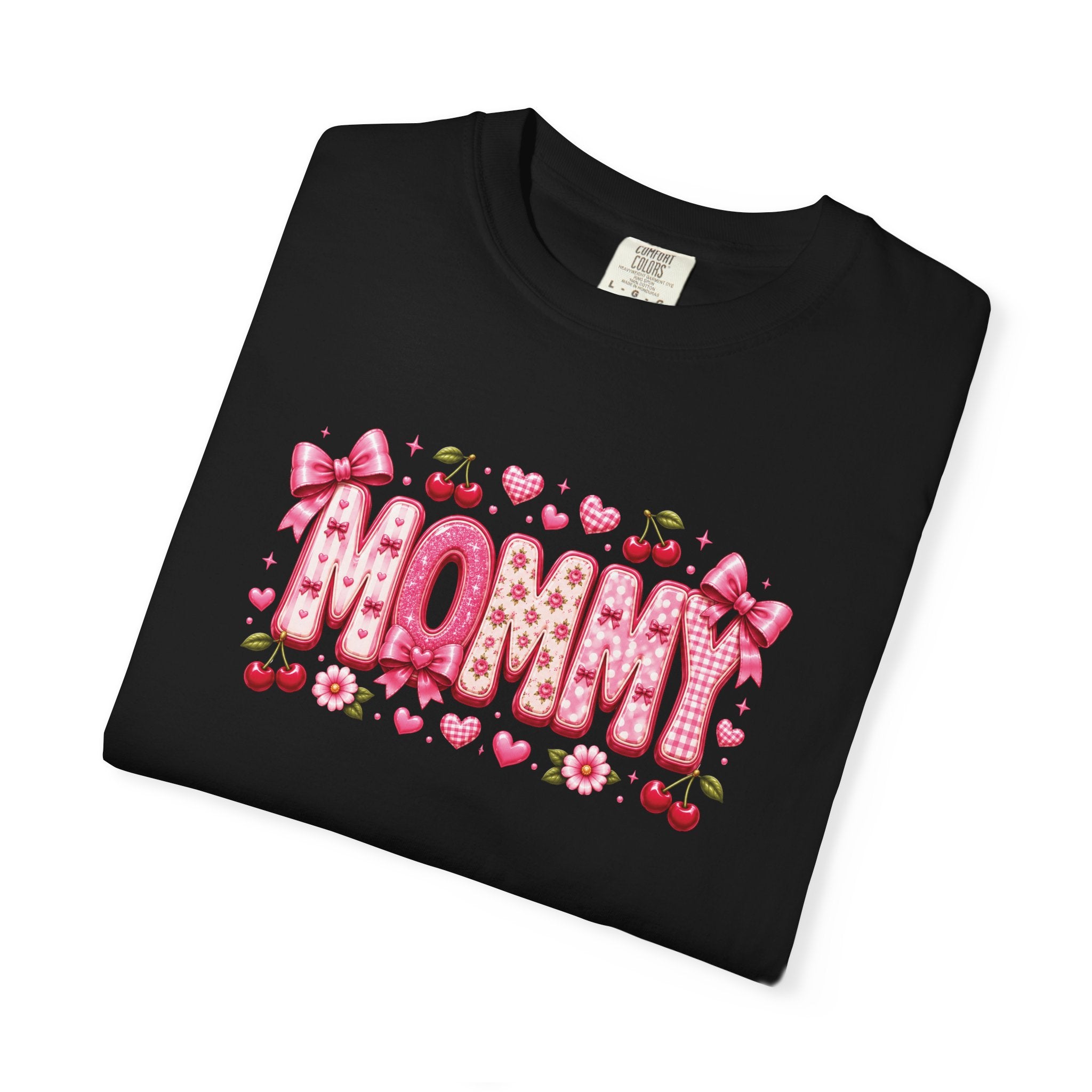 MOMMY Floral Heart T-Shirt