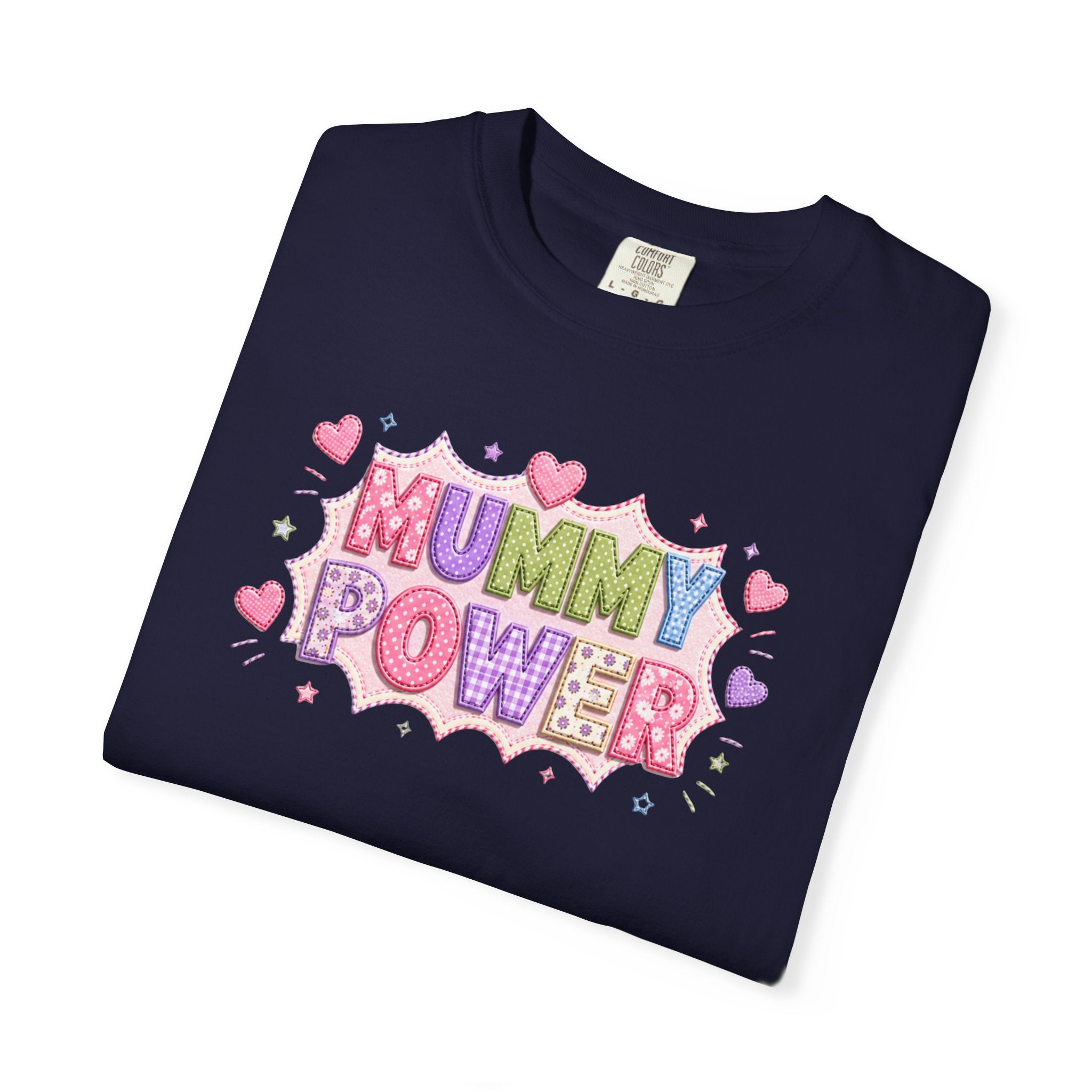 Mummy Power T-Shirt — Cute Pink Heart Mother's Day Tee