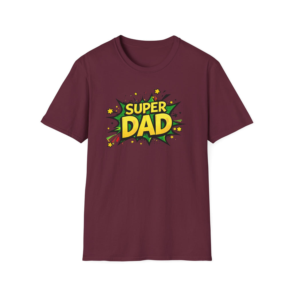 Super Dad Comic-Style T-Shirt — Father's Day Gift Tee