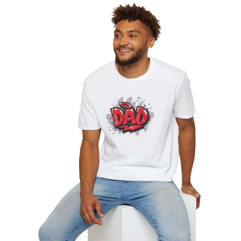 Dad Red Graffiti T-Shirt