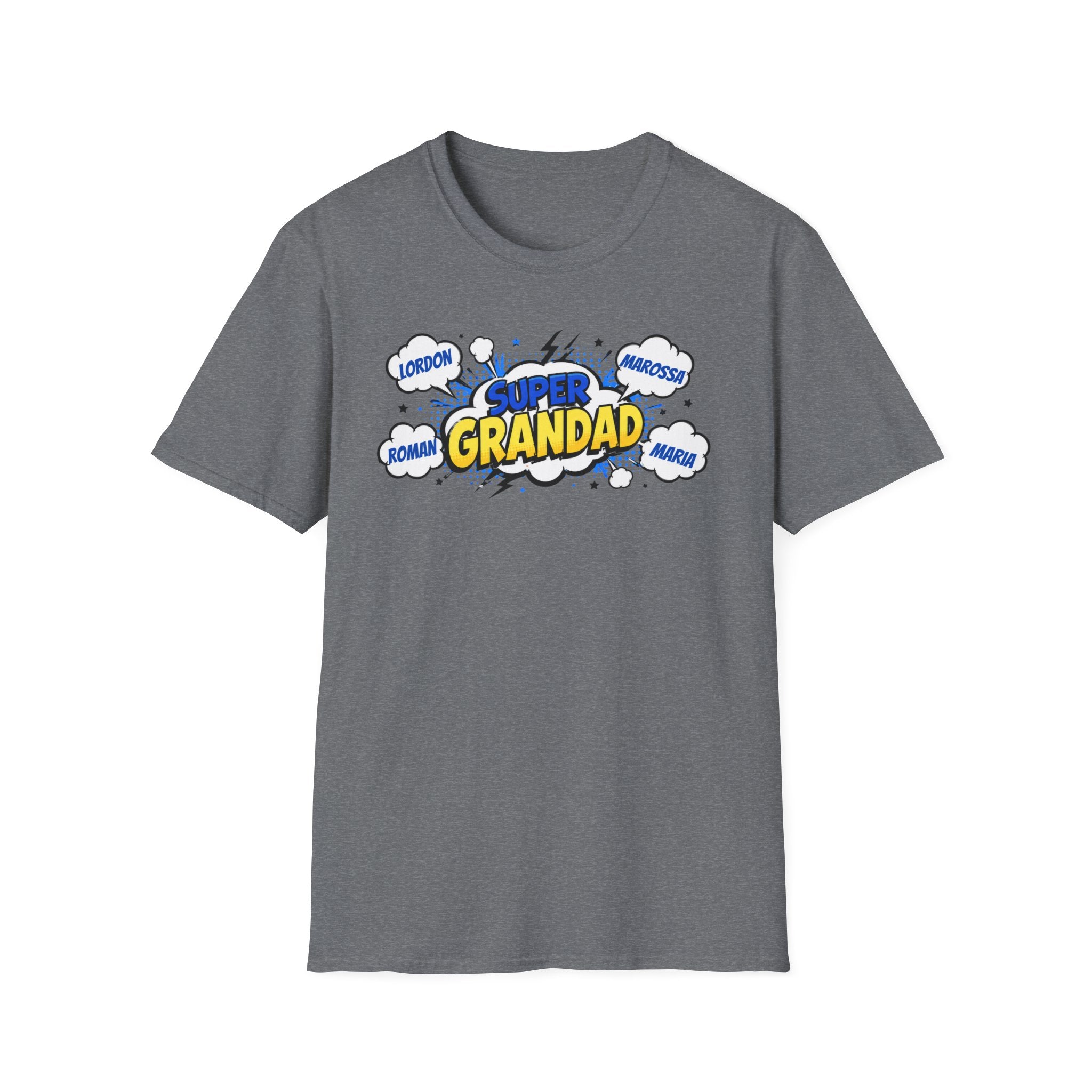 Super Grandad Comic-Style T-Shirt