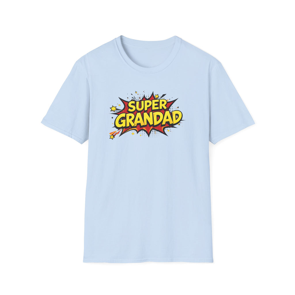 Super Grandad Comic-Style T-Shirt — Father’s Day Gift for Grandpa