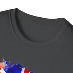 Union Jack Paint Brush UK Flag T-Shirt — British Pride Graphic Tee