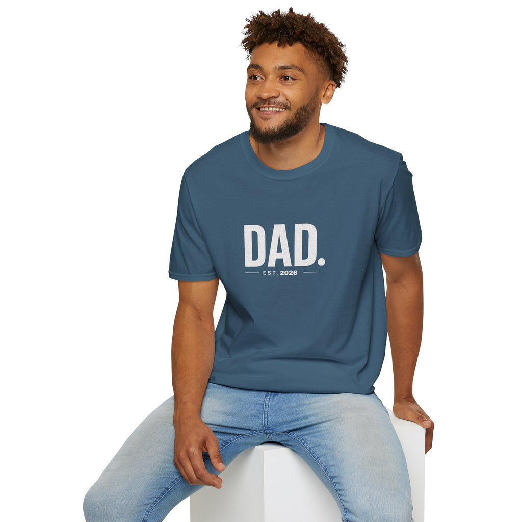 Dad Est. 2026 T-Shirt — New Father Gift, Father’s Day Tee