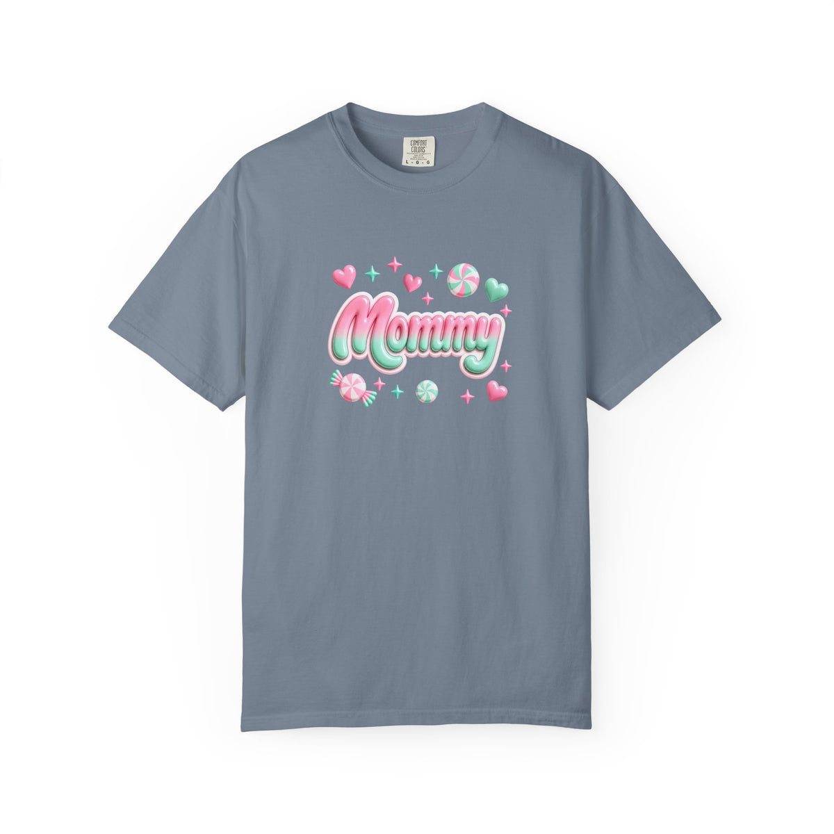Mommy Pastel Candy Script T-Shirt