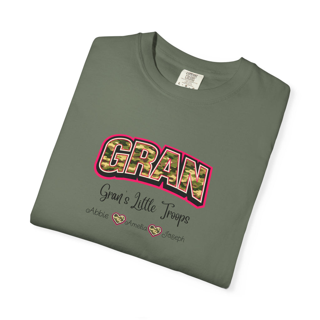 Gran Grandma T-Shirt — "Gran: Good a Little Trouble" Vintage Floral Tee
