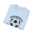 Grandpa's Little Football Buddies T-Shirt — Personalized Soccer Dad/Grandad Gift