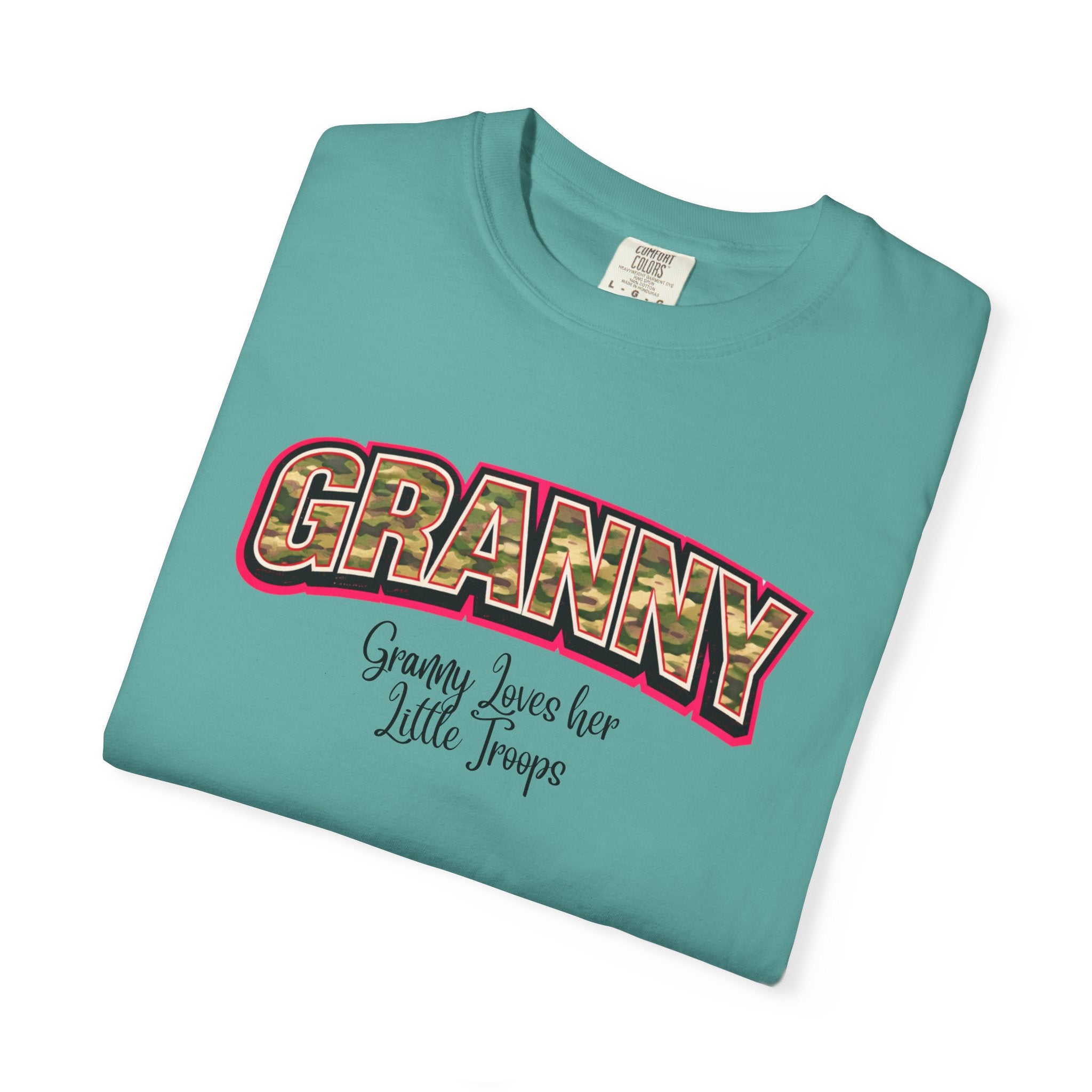 Granny "Granny Loves Her Little Troops" Graphic T-Shirt