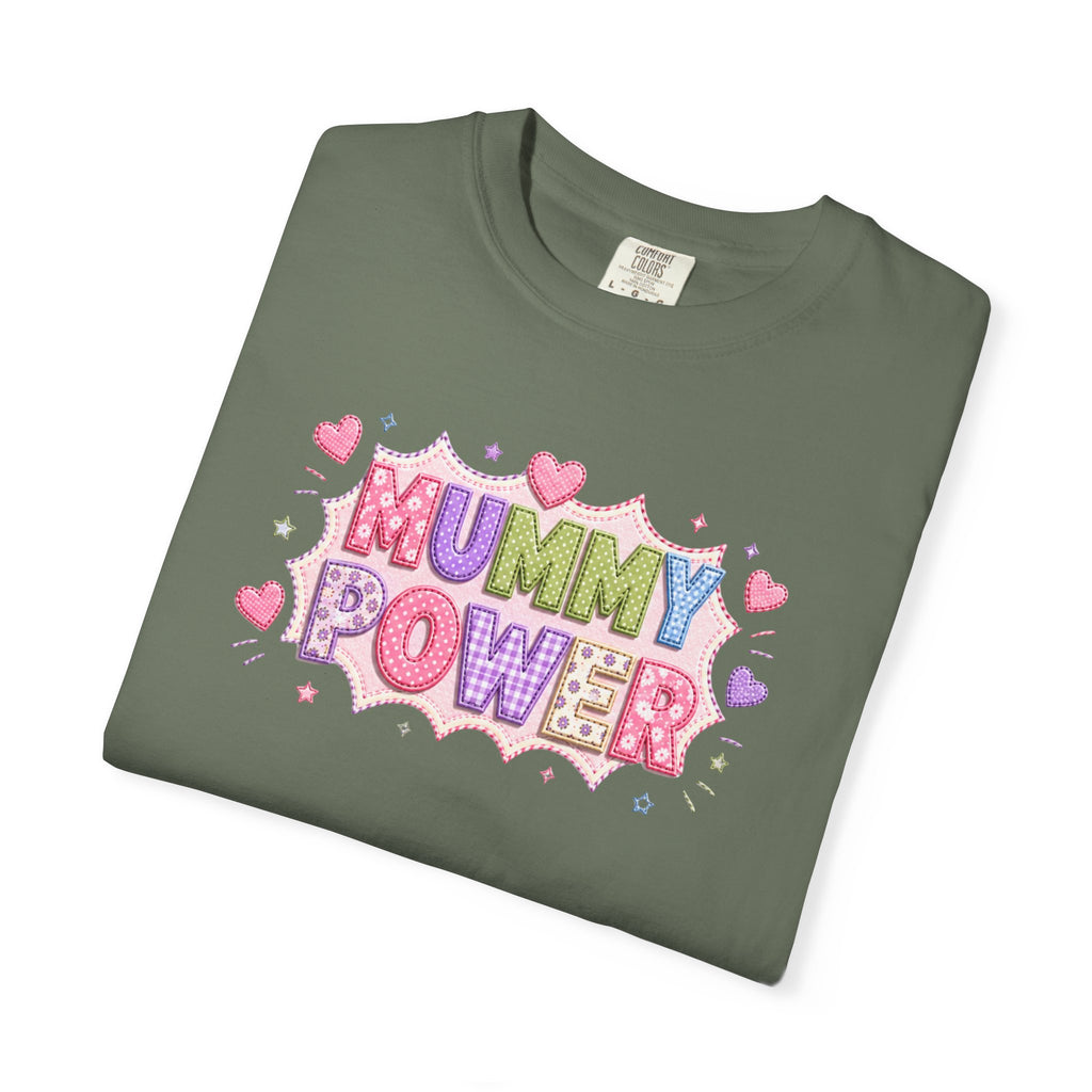 Mummy Power T-Shirt — Cute Pink Heart Mother's Day Tee