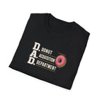 Donut Acquisition Department T-Shirt – D.A.D. Funny Dad Shirt for Donut Lovers