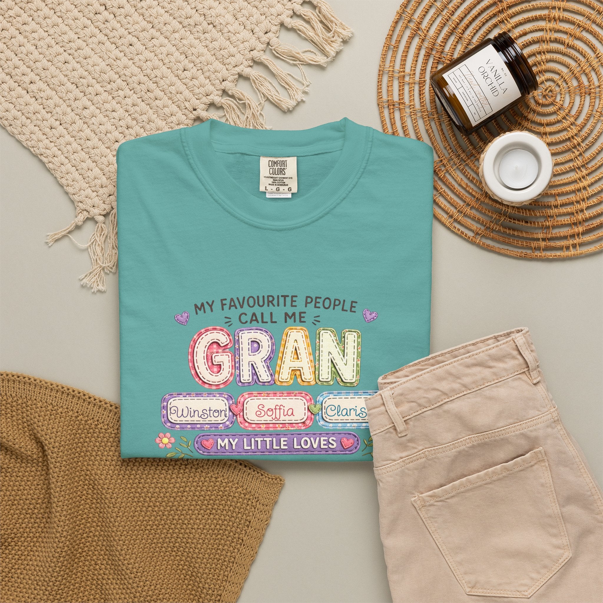 Gran Grandma T-Shirt – "My Favourite People Call Me Gran" Floral Gift Tee