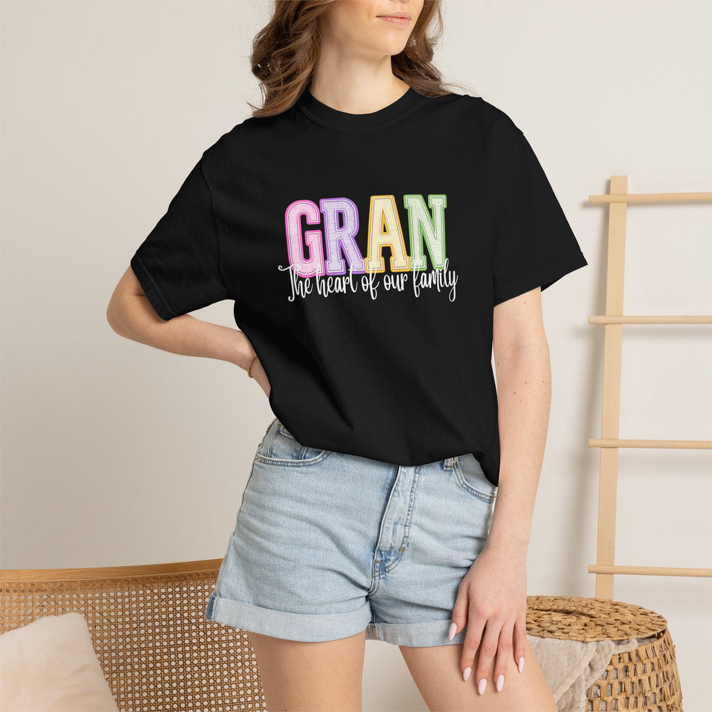 GRAN The Heart Of Our Family Tee