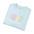 Gran Loves Her Crew T-Shirt — Pastel Grandma Shirt for Mother's Day & Family Gifts