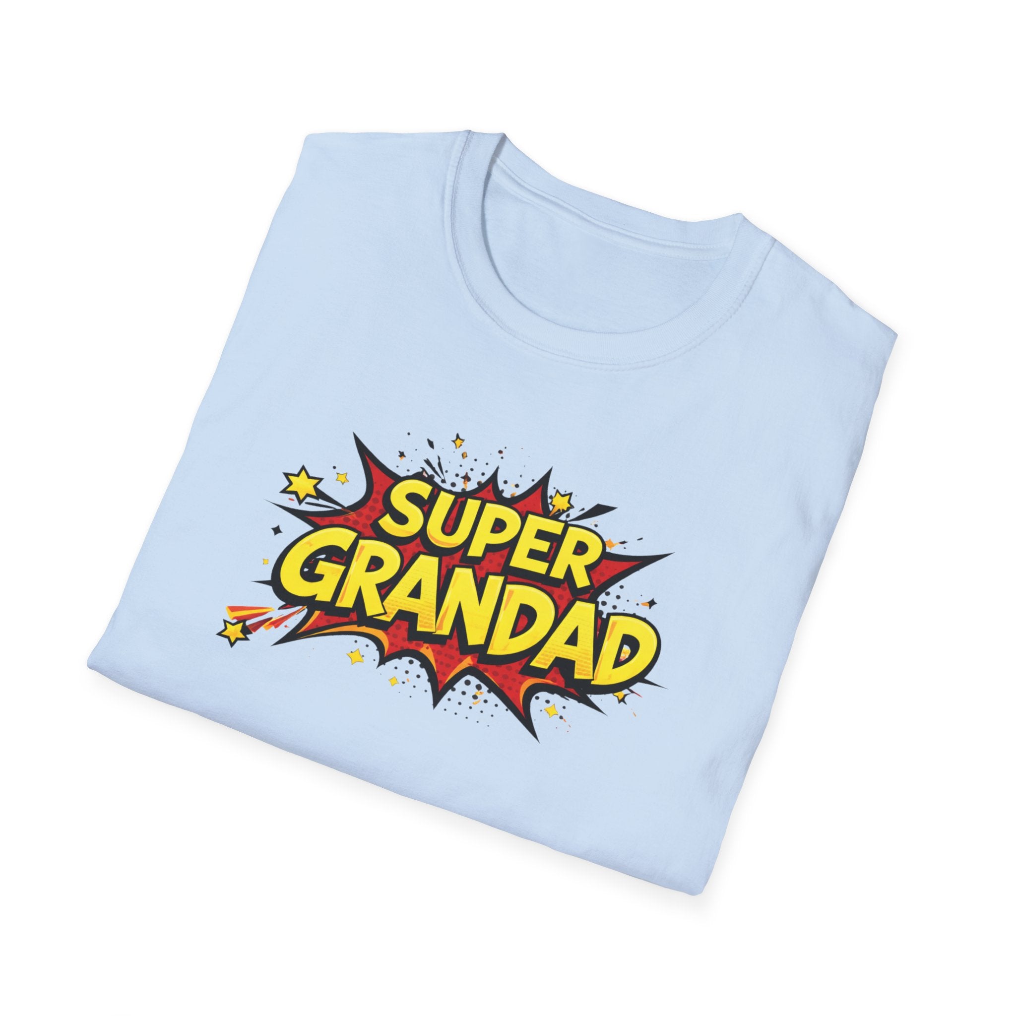 Super Grandad Comic-Style T-Shirt — Father’s Day Gift for Grandpa