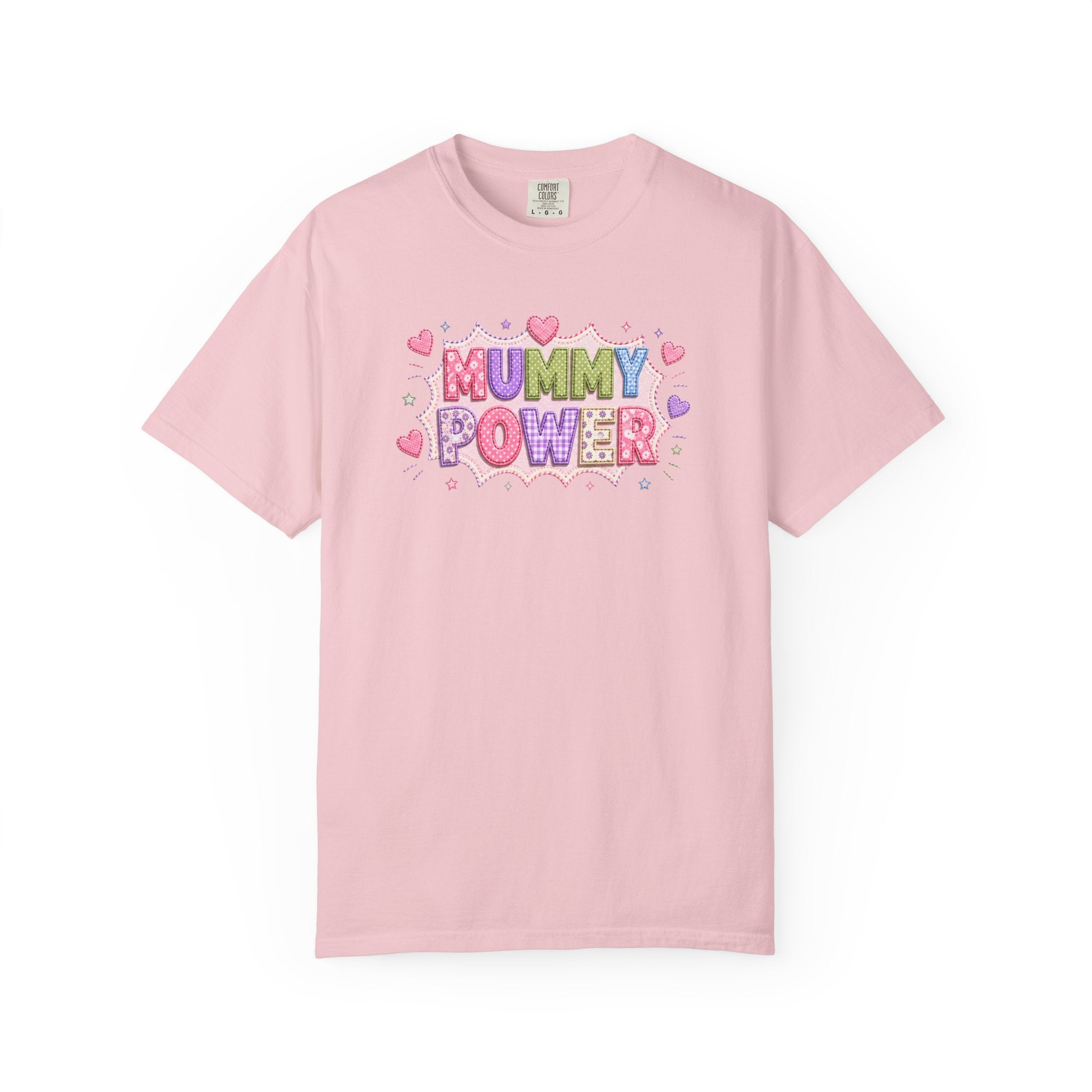 Mummy Power T-Shirt — Cute Pink Heart Mother's Day Tee
