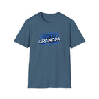 Super Grandpa Scotland Flag/Scottish themed T-Shirt — Retro Comic Father's Day Gift for Grandfathers