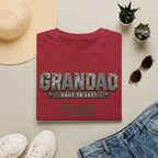 Grandad "Built to Last" T-Shirt — Personalise