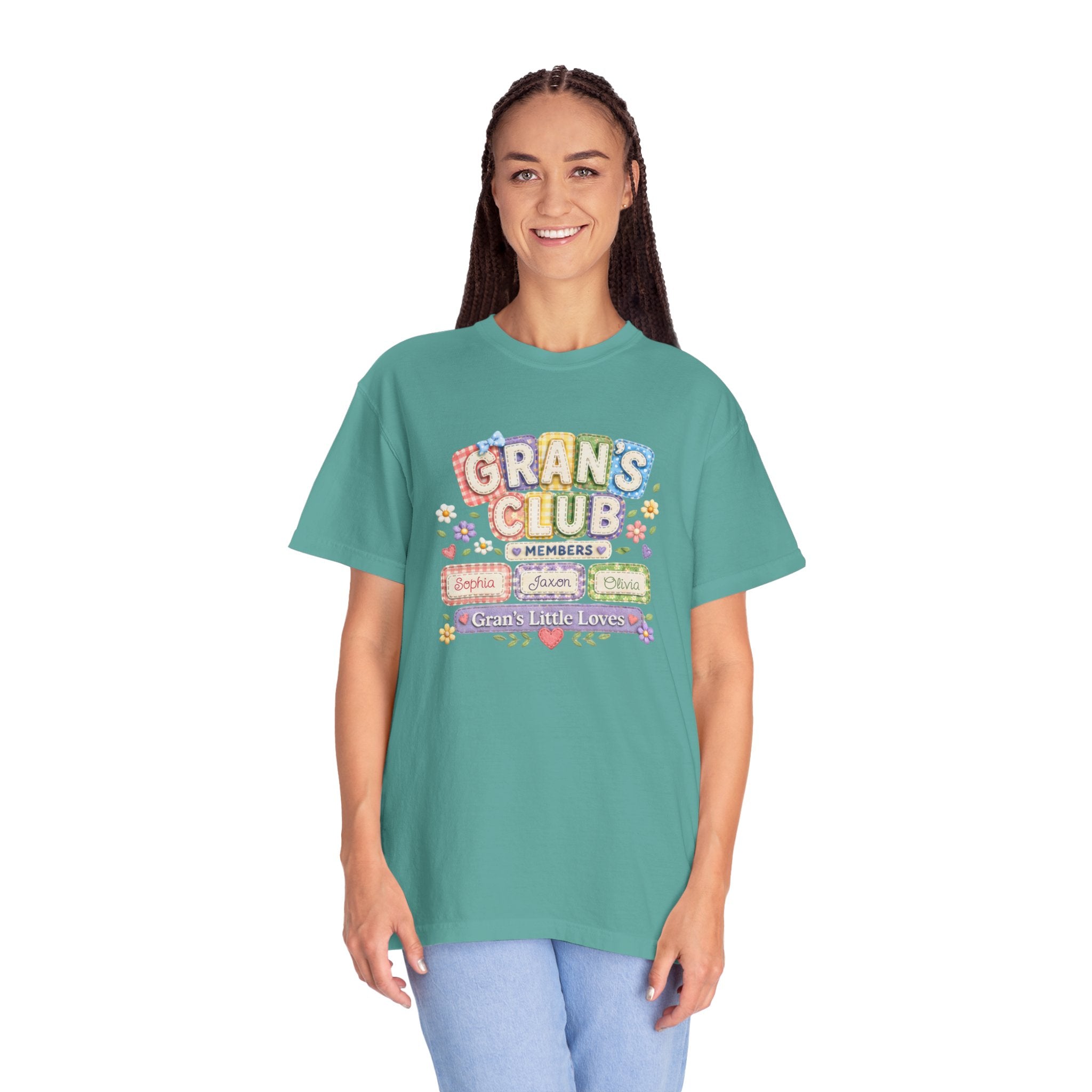 Grans Club T-Shirt – Personalized ‘Grans Club’ Family Names Tee