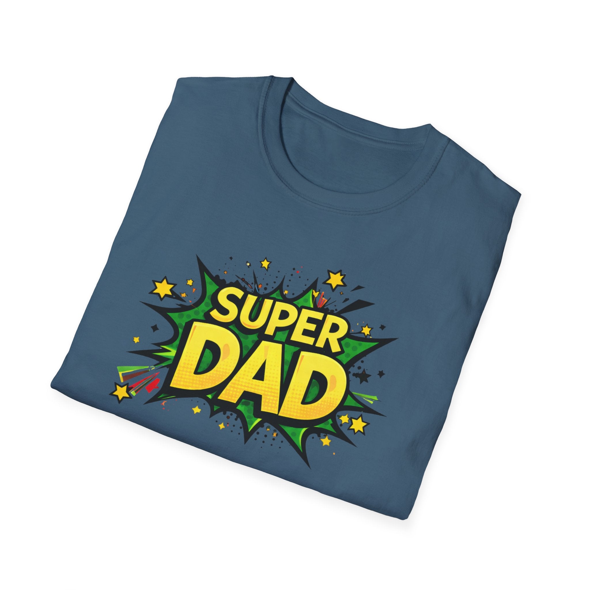 Super Dad Comic-Style T-Shirt — Father's Day Gift Tee