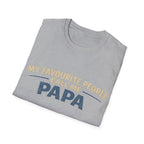 Papa T-Shirt — "My Favourite People Call Me Papa" Father's Day Tee