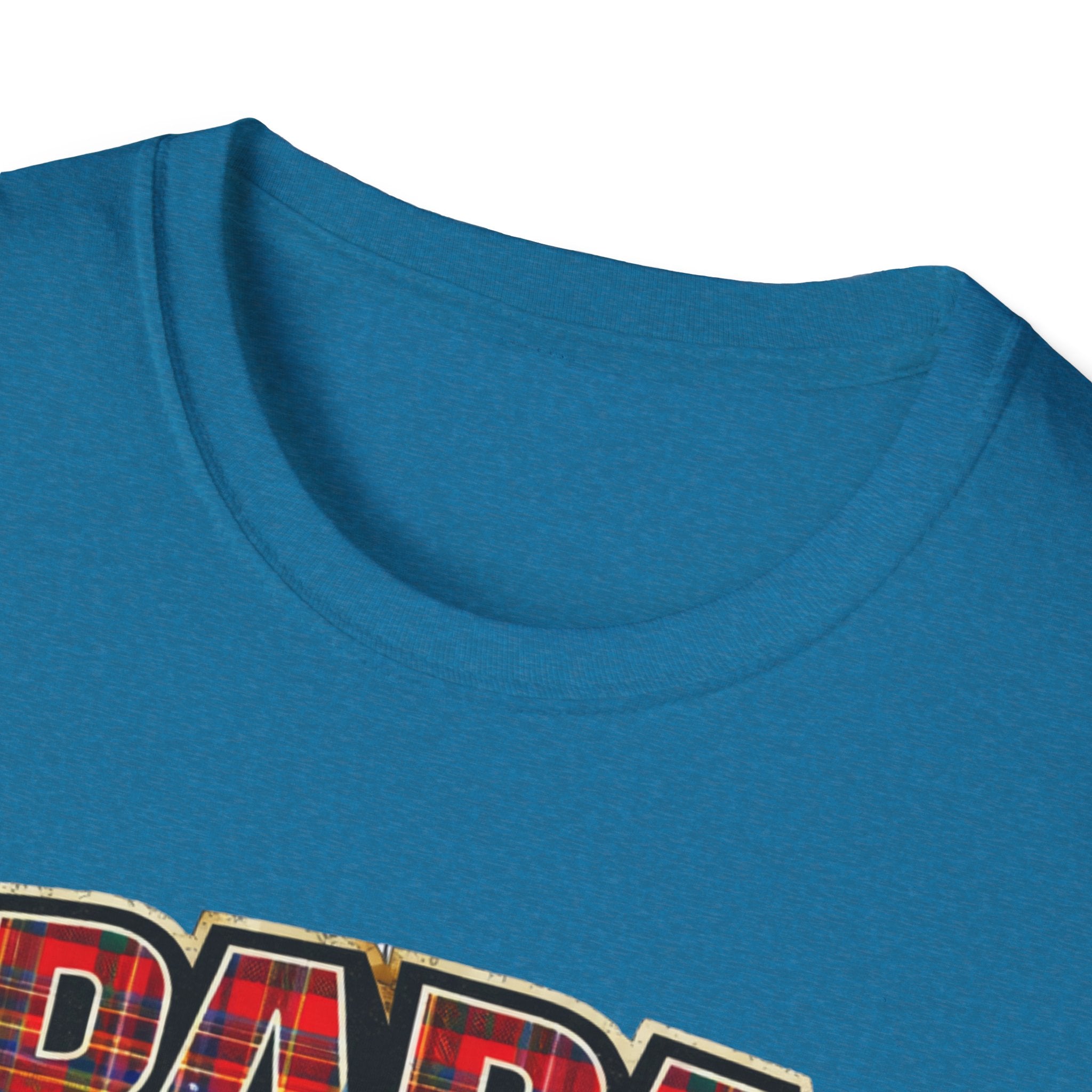 Papa Plaid T-Shirt – "Papa Loves his Little Clan" Grandfather Gift for Father's Day
