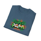Super Papa Ireland Flag/Irish themed T-Shirt – Comic-Style Father’s Day Tee