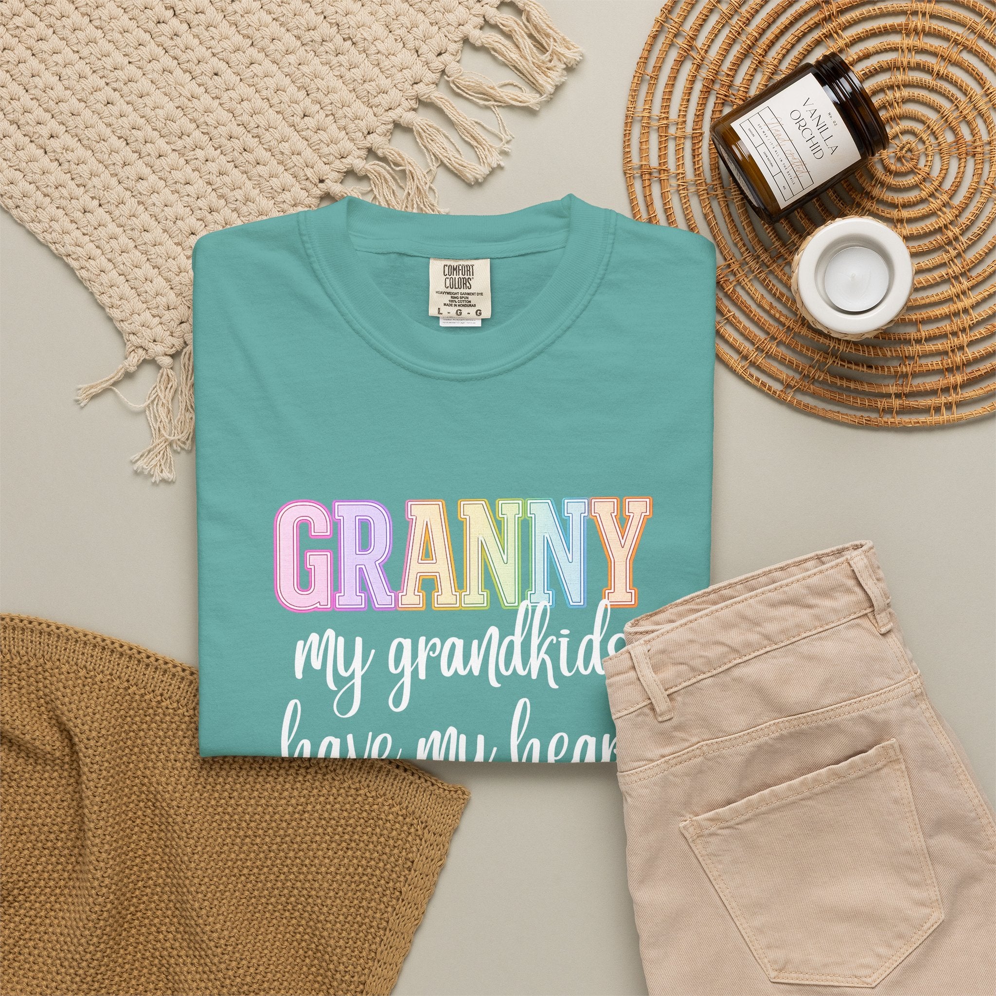 GRANNY My Grandkids Have My Heart Tee