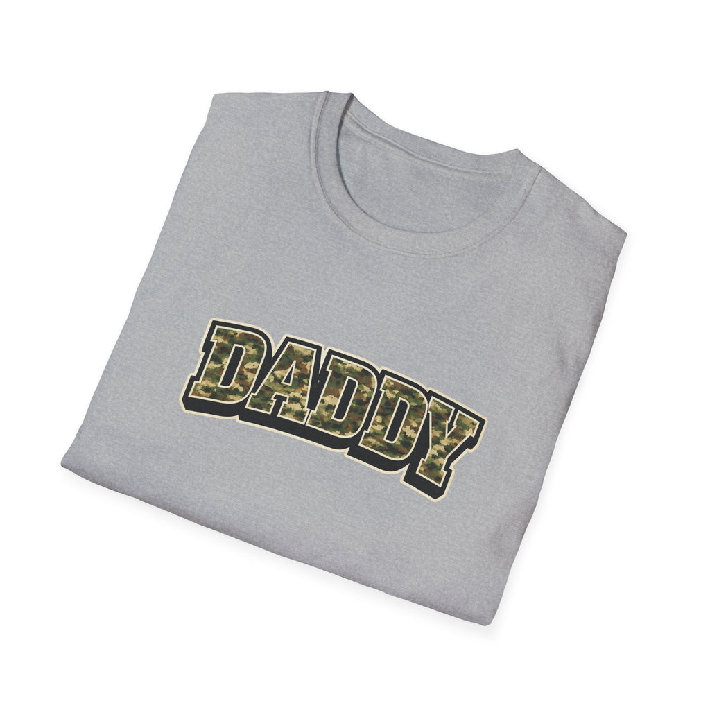 Daddy Camo T-Shirt — Military Camouflage Dad Tee for Father’s Day