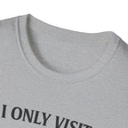 Grandad Biscuits T-Shirt — "I Only Visit Grandad for the Biscuits" Funny Grandpa Tee