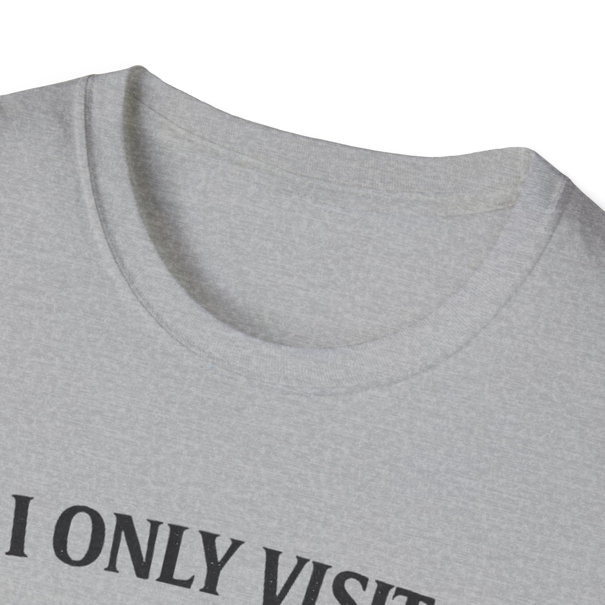 Grandad Biscuits T-Shirt — "I Only Visit Grandad for the Biscuits" Funny Grandpa Tee