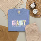 Granny Is Our Favourite Person T-Shirt — Pastel Grandma Gift Tee