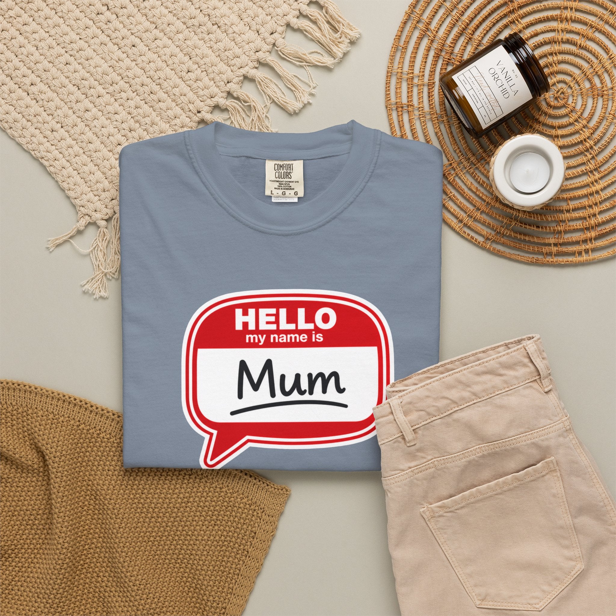 Hello My Name Is Mum T-Shirt