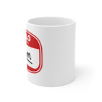 Mom Name-Tag Mug — "Hello My Name Is Mom" Coffee Cup