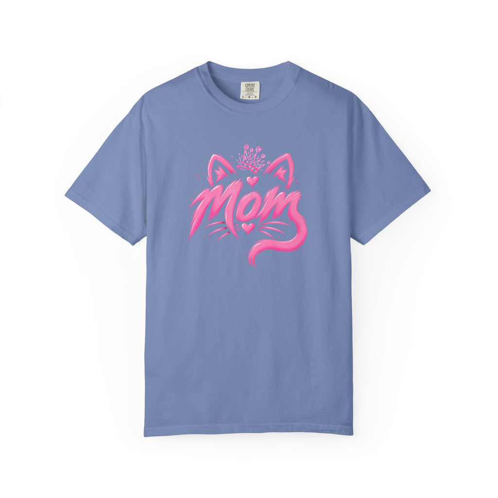 Mom Pink Crowned Cat T-Shirt
