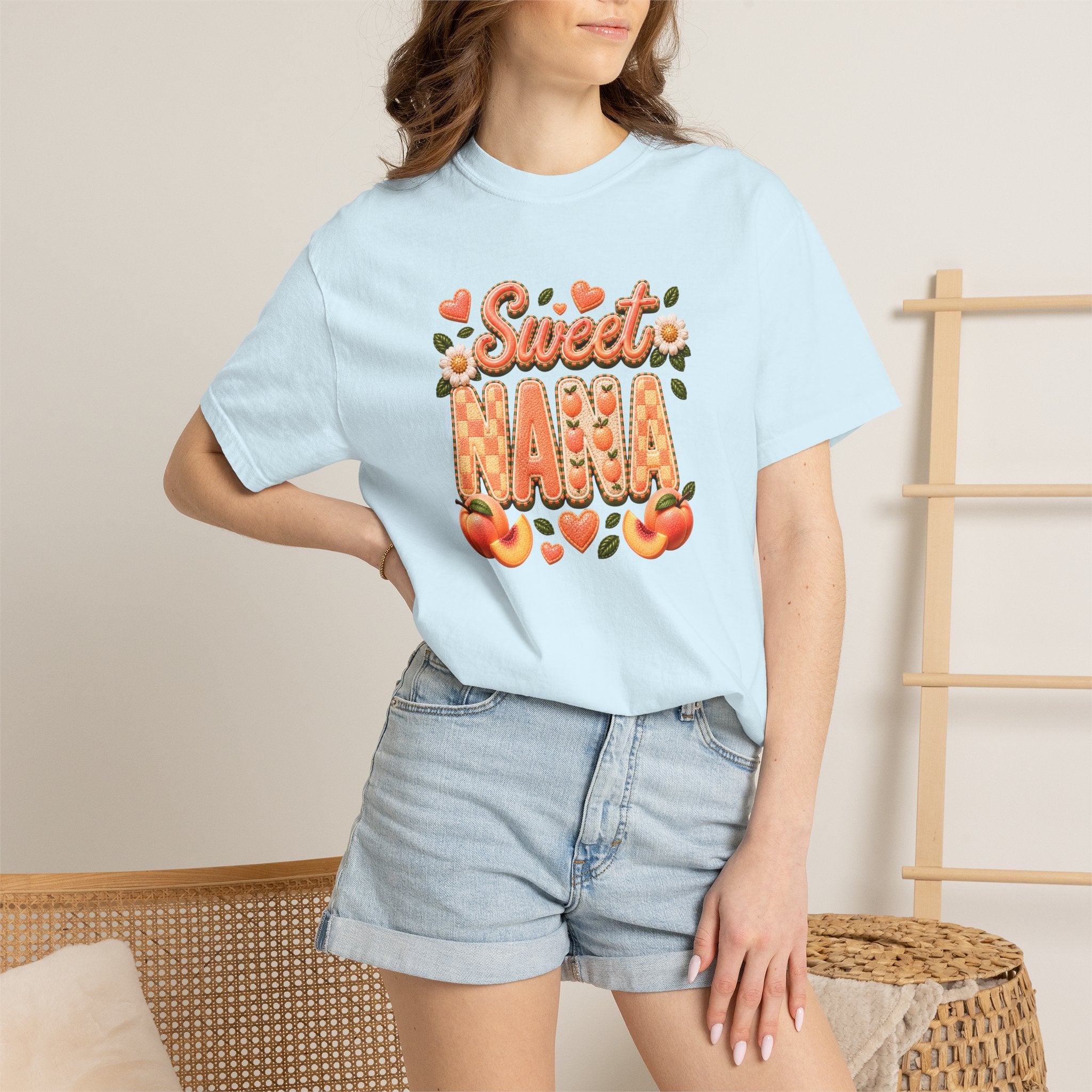 Sweet NANA Peach Tee